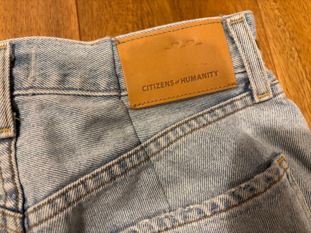 CITIZENS of HUMANITY ワイドレッグデニムライトブルー