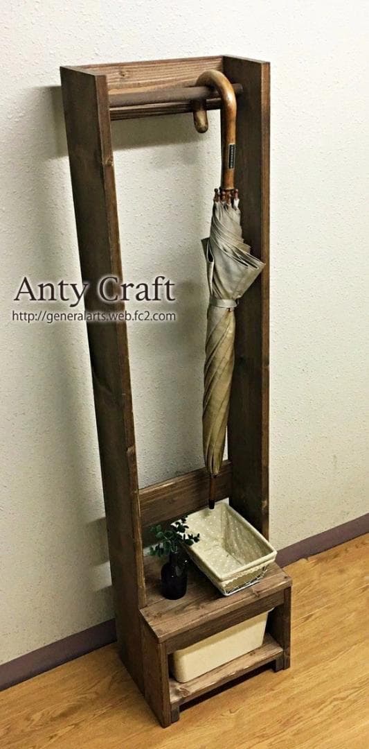 【サイズオーダー可】【引取可能】シンプルな傘かけ　収納ケース小1個付 幅31cm