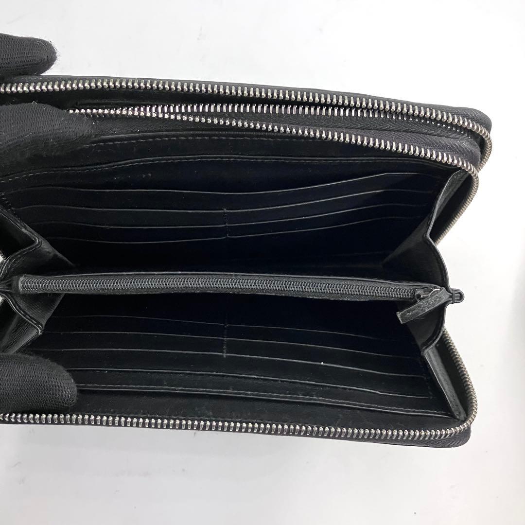 グッチ3308 シマ ダブルファスナー オーガナイザー 財布