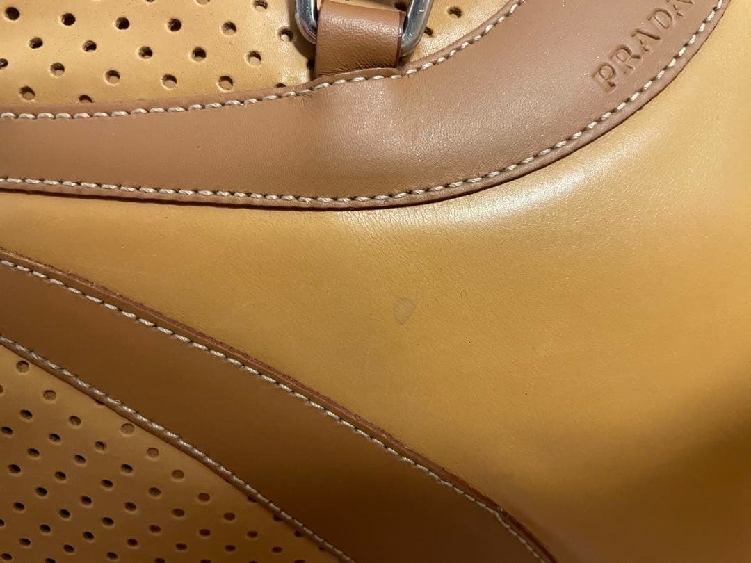 【pabloさん専用】PRADA プラダ　ボストンバッグ ベージュ ブラウン