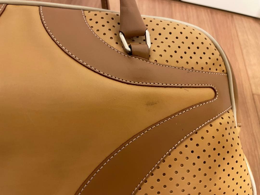 【pabloさん専用】PRADA プラダ　ボストンバッグ ベージュ ブラウン
