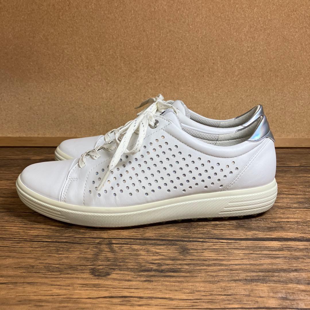 （K25836）ecco エコー ゴルフシューズ EU39（約24㎝）