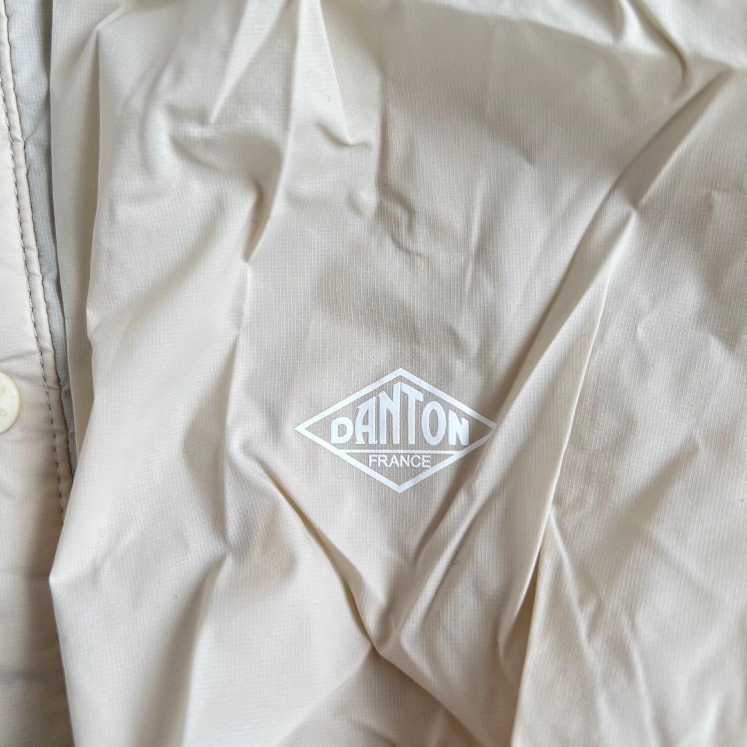 DANTON/ダントン]ナイロンタフタ インサレーションノーカラージャケットXS