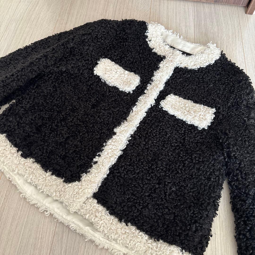 ✳︎お値下げ✳︎美品♡完売アイテム♡アンミヌ　バイカラー　コート