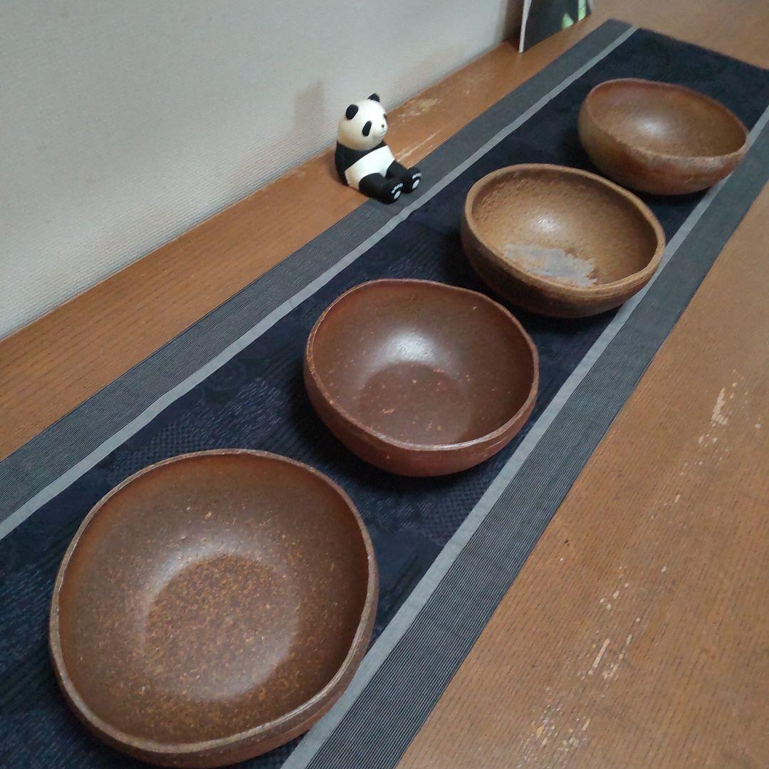 丸 鉢 4ケ 備前焼 12