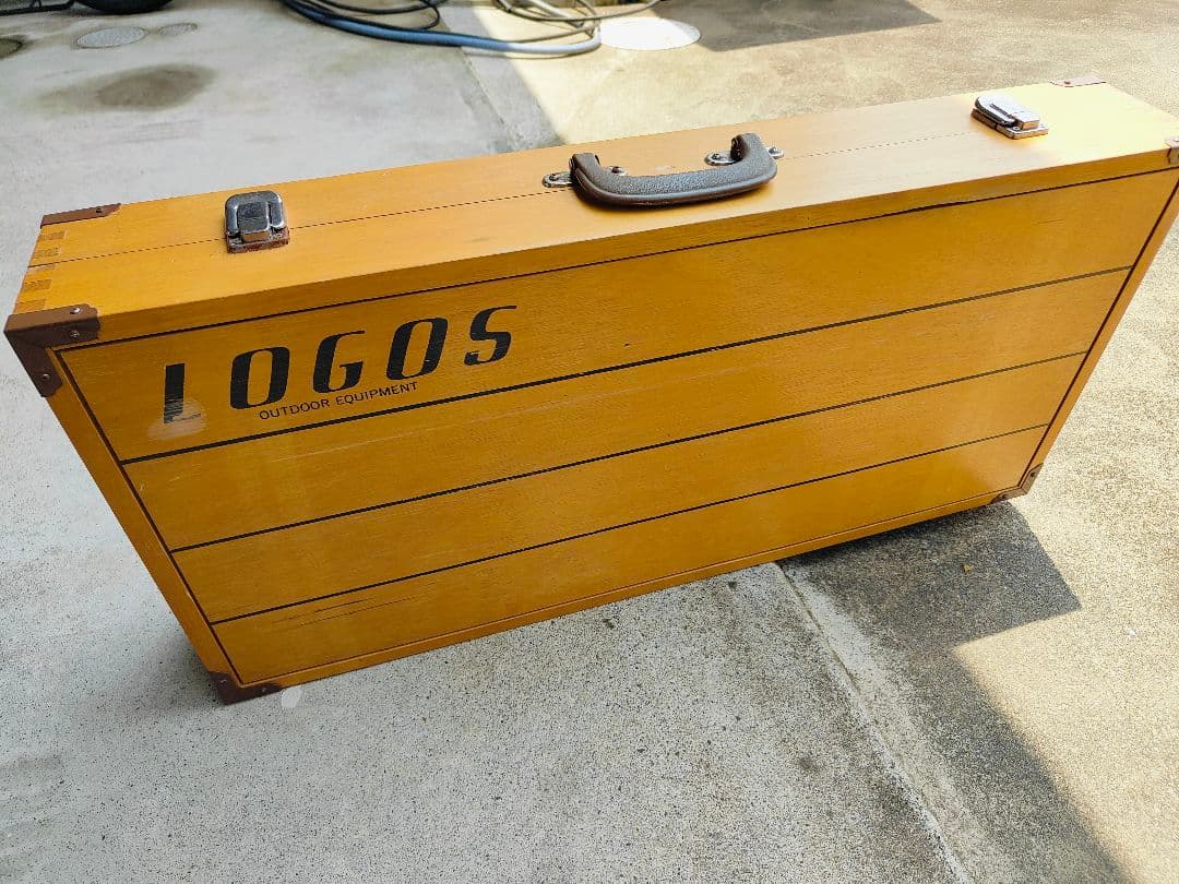 LOGOS 木製折りたたみテーブル チェア4脚セット ケース