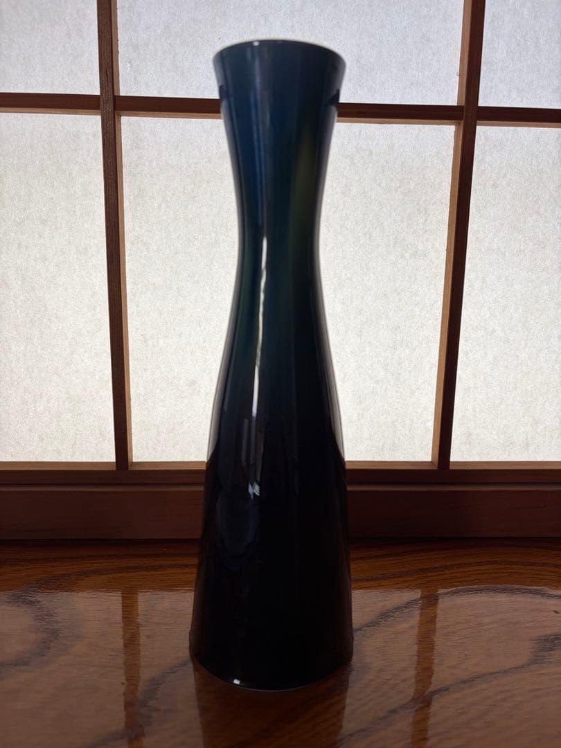 人間国宝三代 徳田八十吉 作 花入