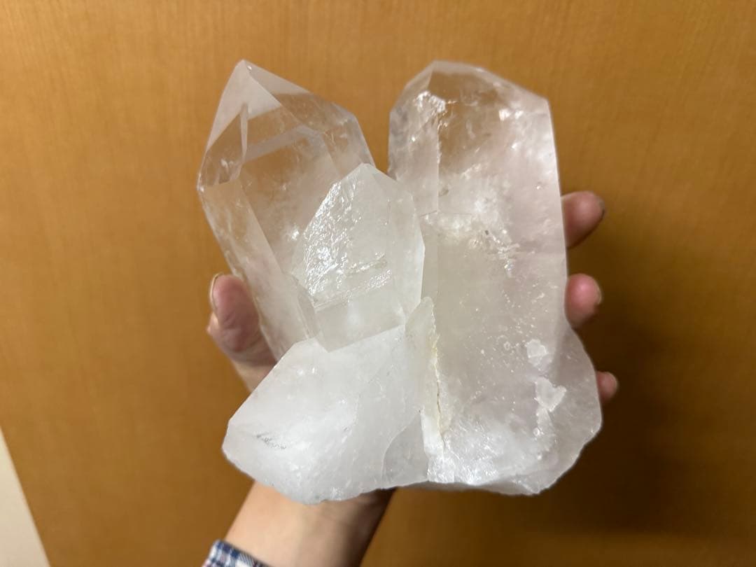 水晶　クラスター　2464g