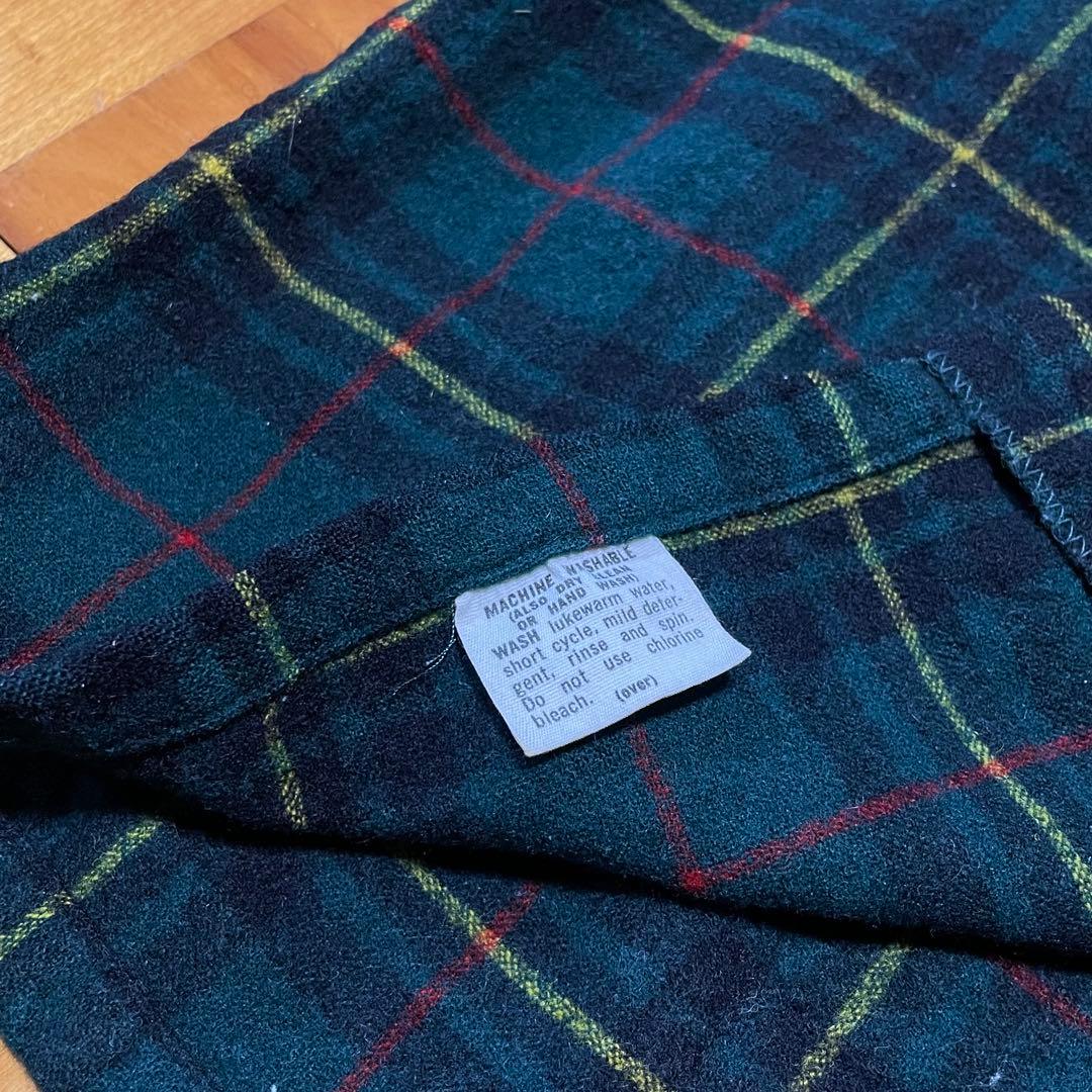 さ*み様 70s PENDLETON Board Shirt USA製 グリーン