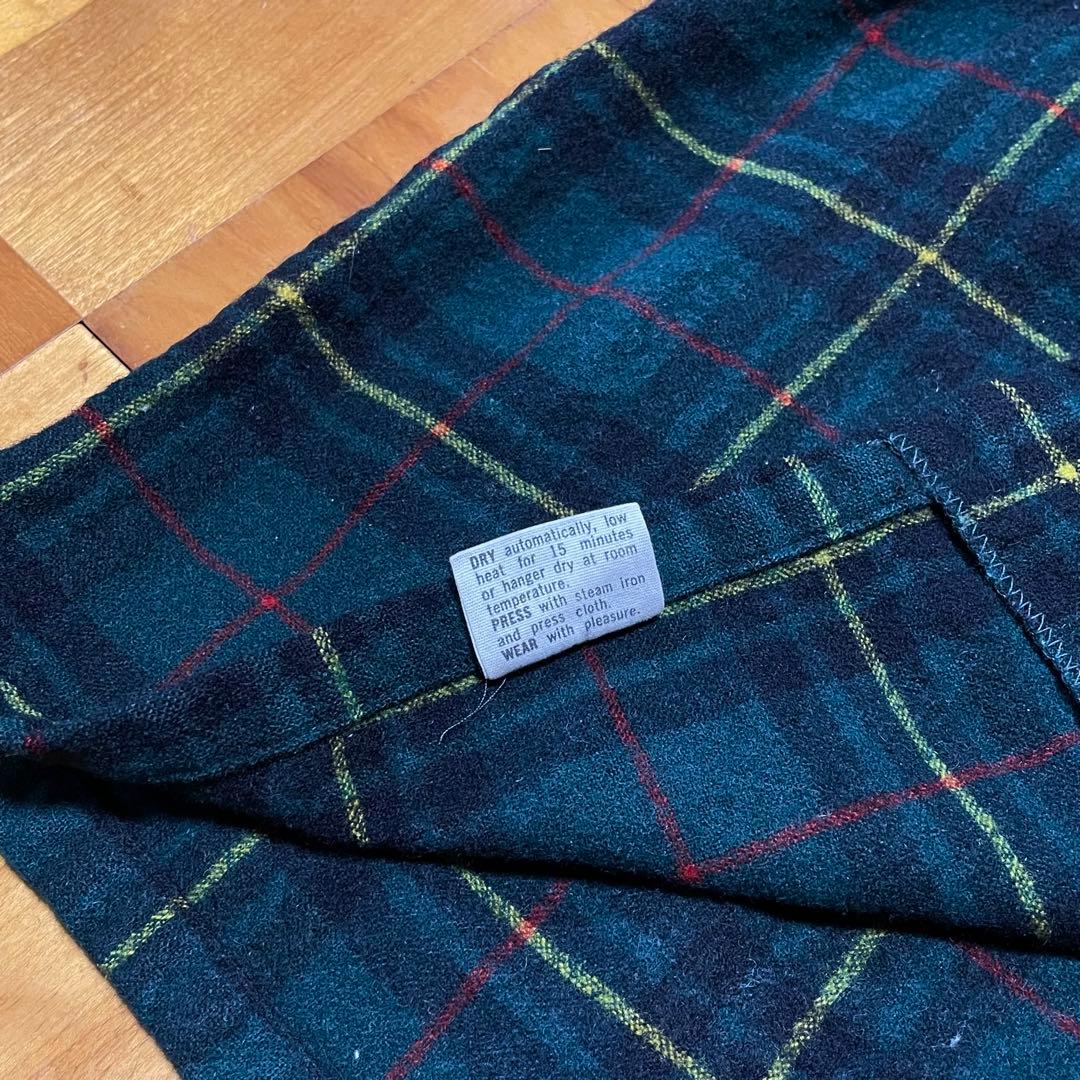 さ*み様 70s PENDLETON Board Shirt USA製 グリーン