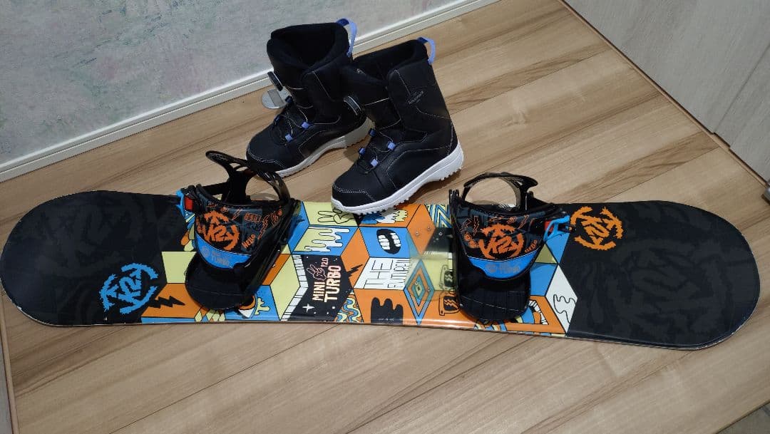 キッズ　スノーボード3点セット　K2 MINI TURBO 120