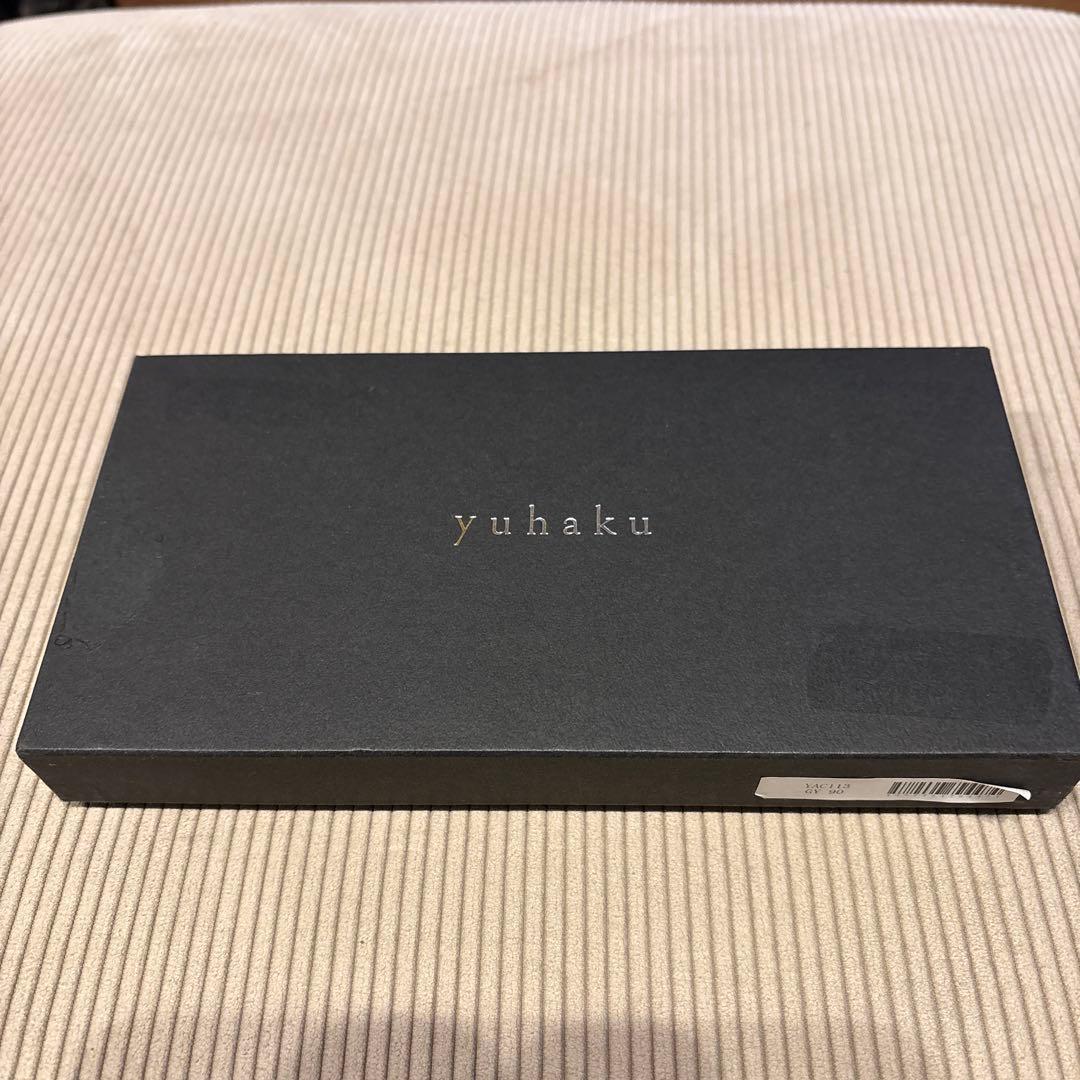 yuhaku ユハク　YAC113 長財布　コードバン　グレー