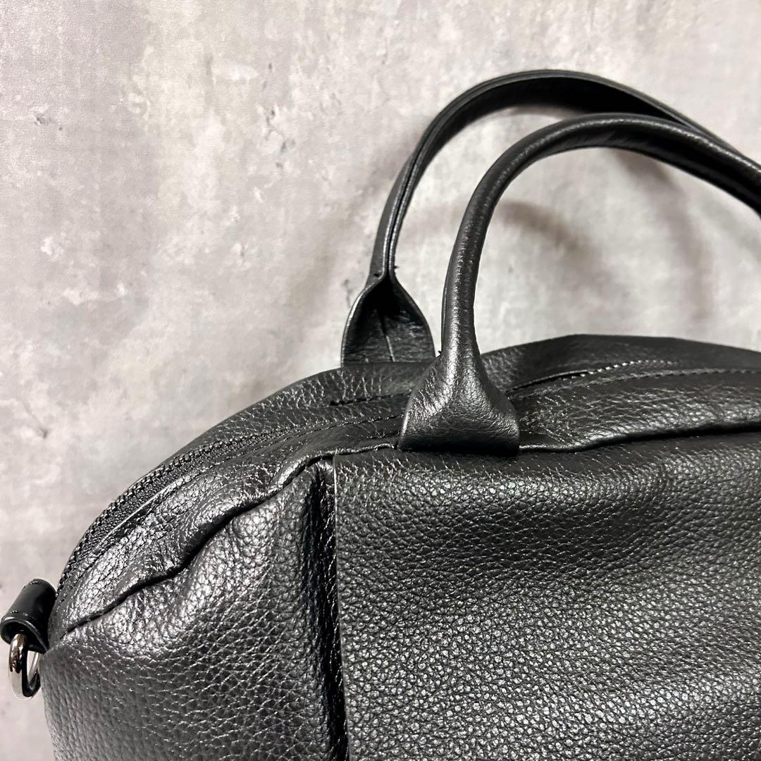 美品ear PAPILLONNERイアパピヨネ本革レザーフラップ2WAYバッグS