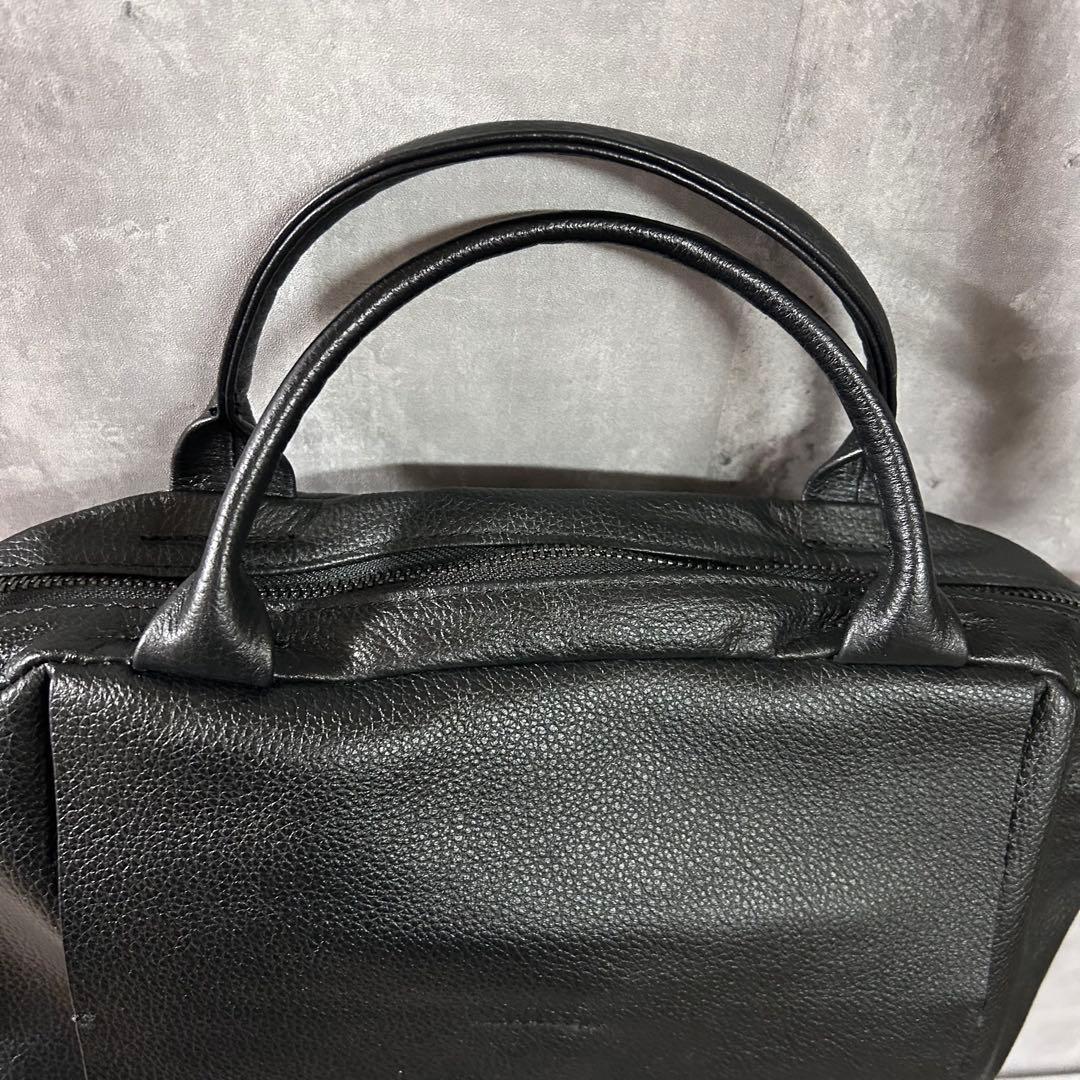 美品ear PAPILLONNERイアパピヨネ本革レザーフラップ2WAYバッグS