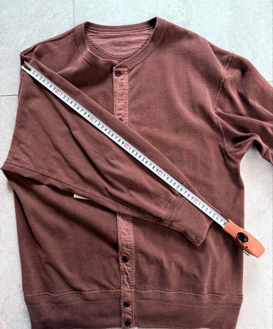 トップス OLD JOE OPEN FRONT TUBE CARDY BARK