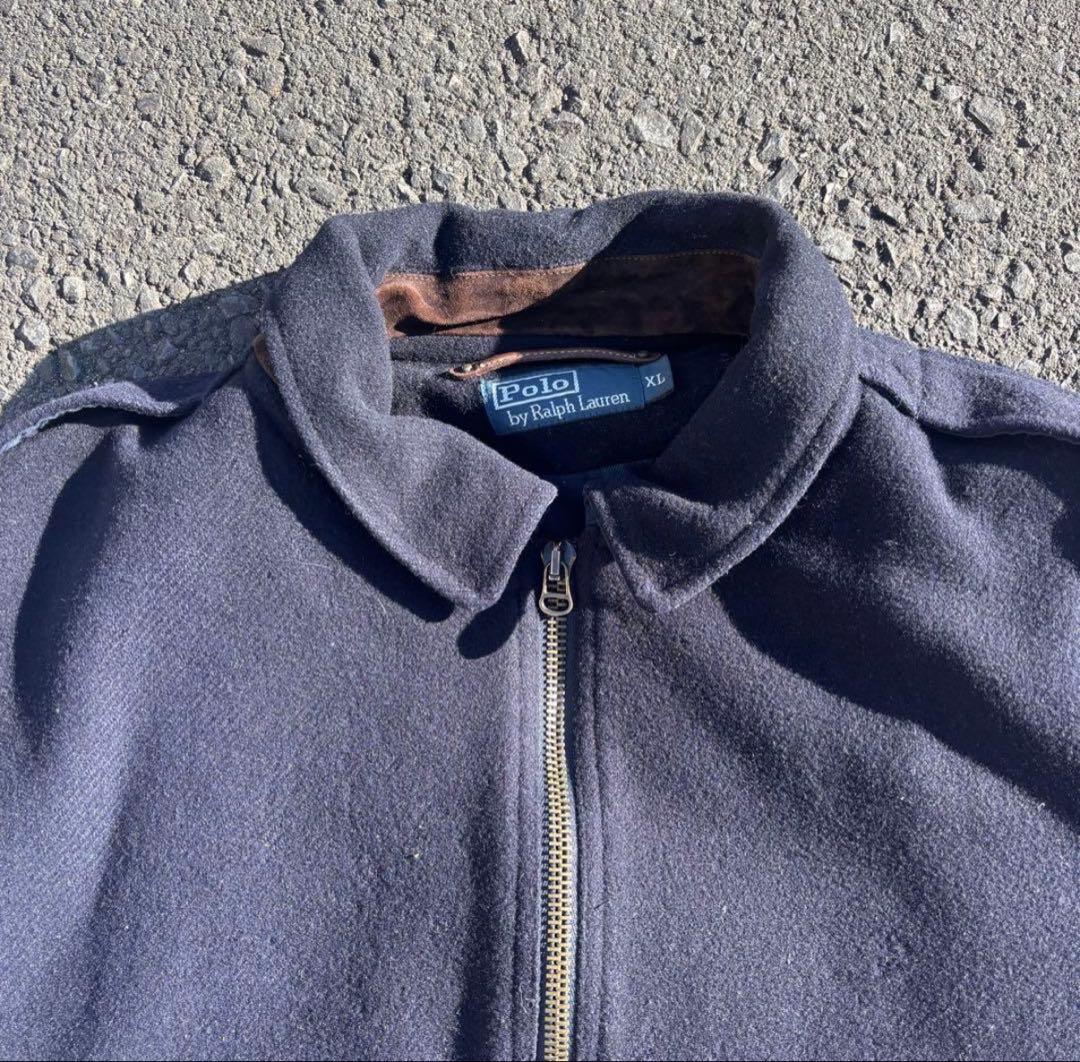 90s ラルフローレン a2 A2 A-2 フライトジャケット ウールジャケット