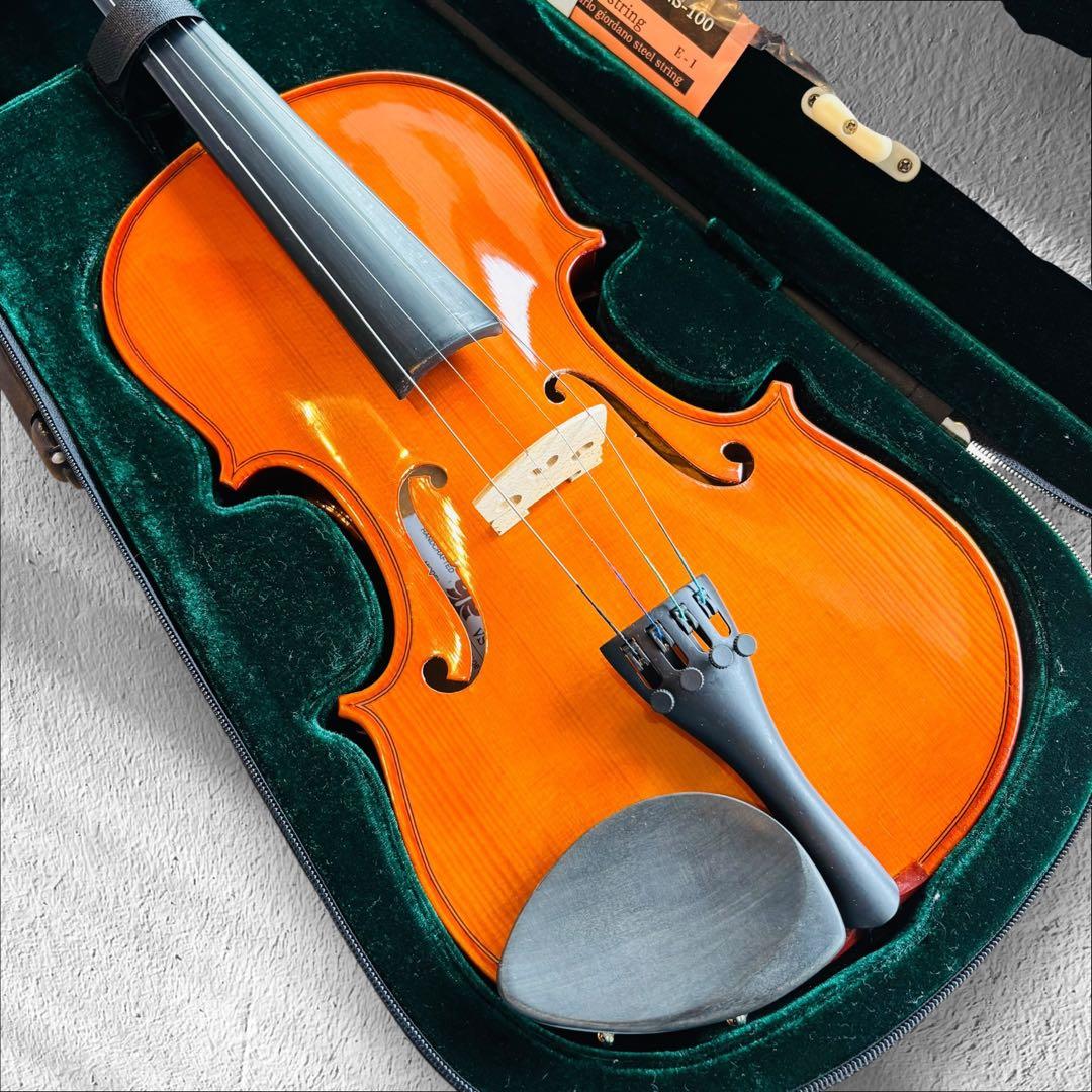 【美品】カルロジョルダーノ4/4 バイオリン本体 4弦 弓、ケース付き