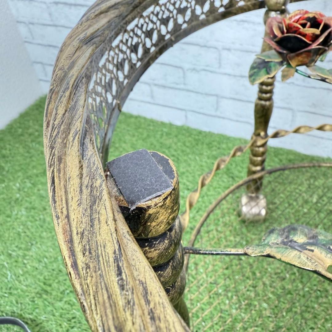 RENAISSANCE ルネサンス サイドテーブル 薔薇装飾 バラ