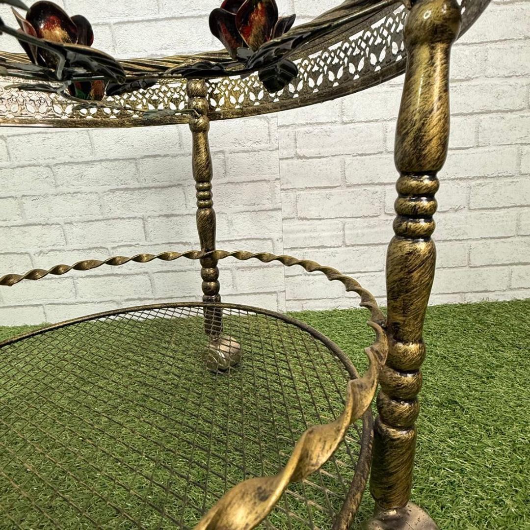 RENAISSANCE ルネサンス サイドテーブル 薔薇装飾 バラ