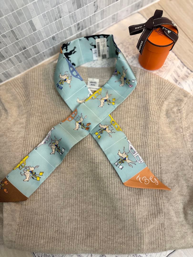 新品未使用　エルメス　ツイリー　パラード　24AW 付属品完備　定価以下