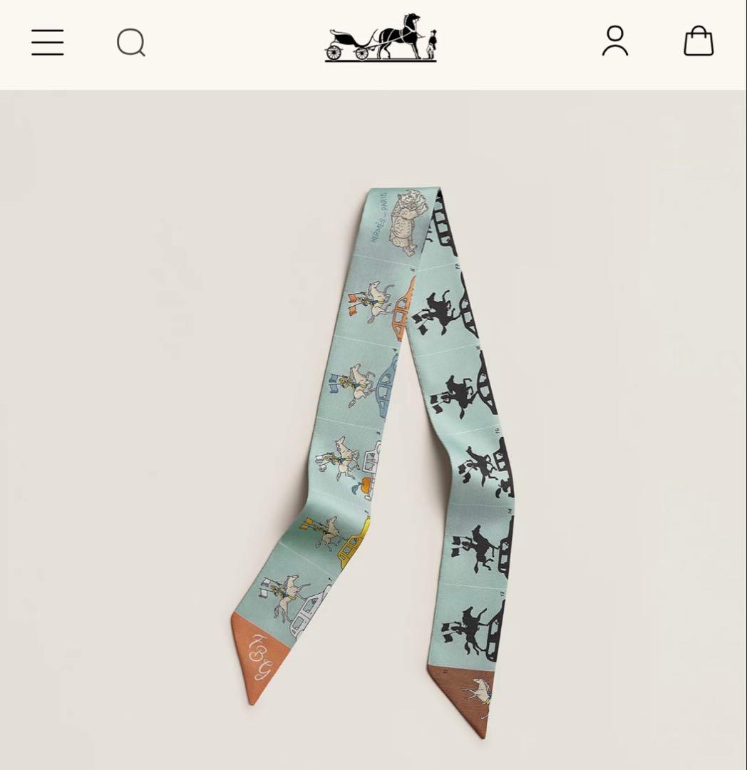 新品未使用　エルメス　ツイリー　パラード　24AW 付属品完備　定価以下