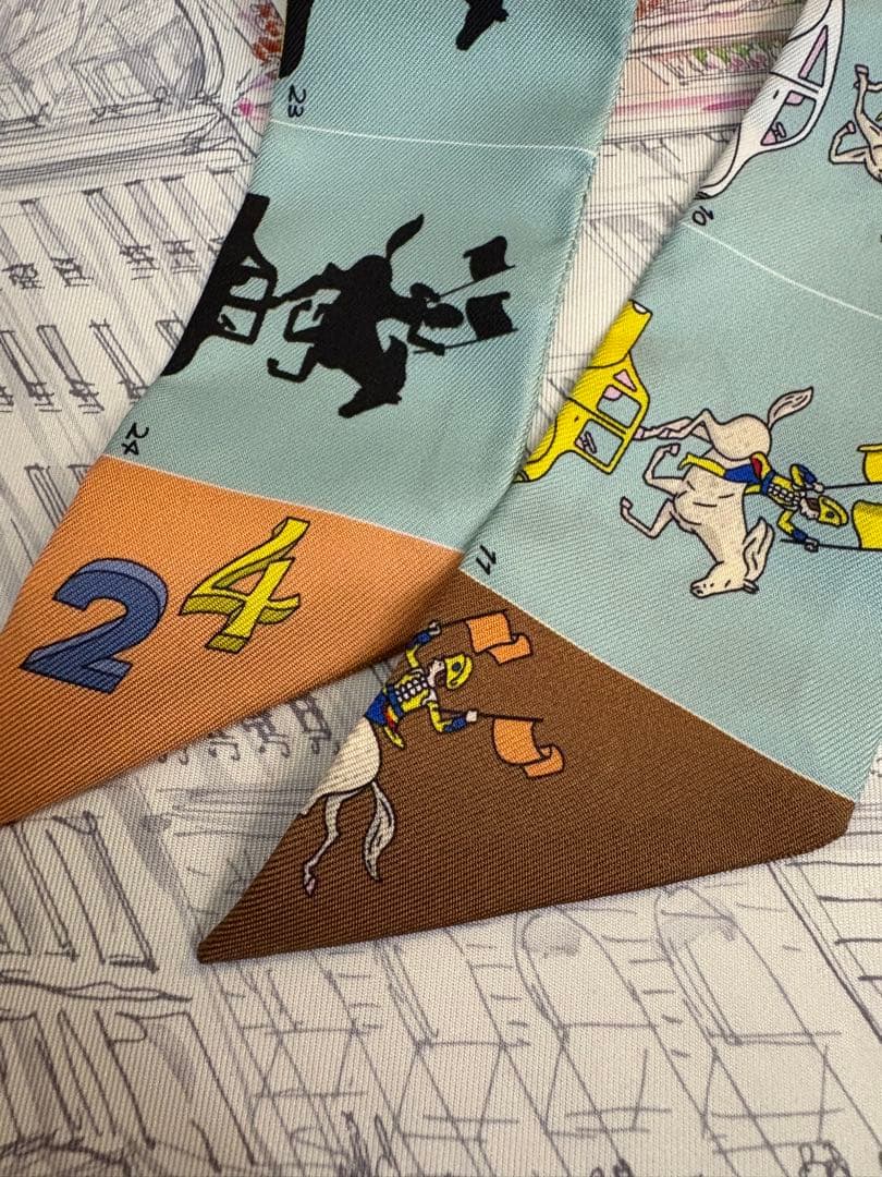 新品未使用　エルメス　ツイリー　パラード　24AW 付属品完備　定価以下