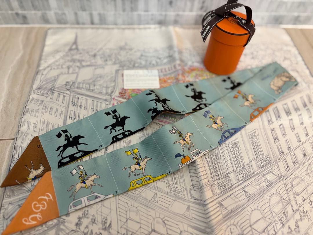 新品未使用　エルメス　ツイリー　パラード　24AW 付属品完備　定価以下