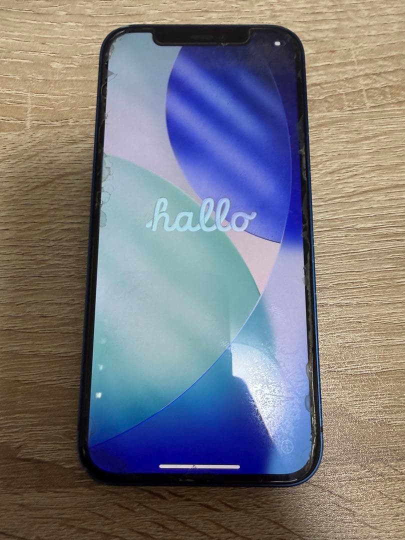 iPhone12 128GB SIMフリー 画面劣化あり バッテリー68%