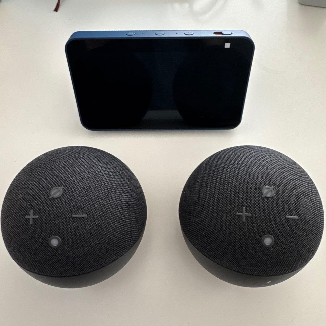 echo dot第5世代✖️2, echo show 5 第2世代