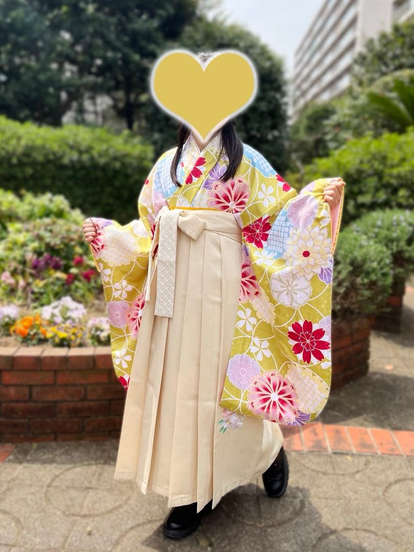 まりめ　150 小学生　二尺袖袴セット