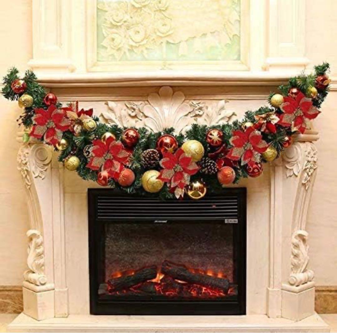 クリスマスツリー飾り 人工花 造花 クリスマス花 フラワー オーナメント