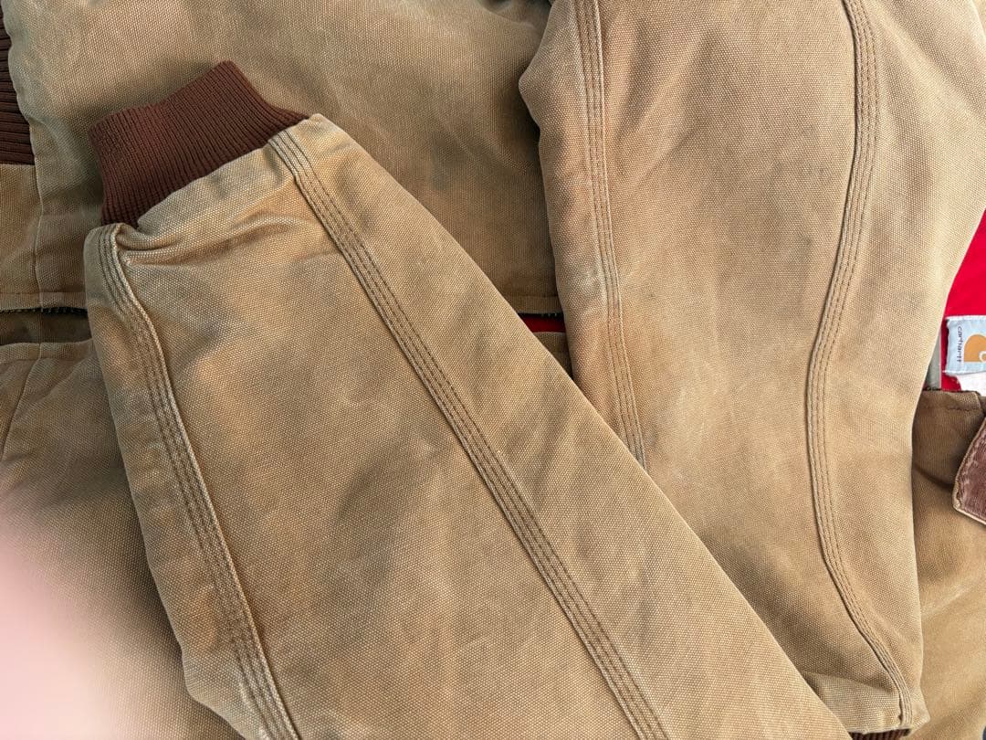 Carharttサンタフェジャケット星タグ ブラウン