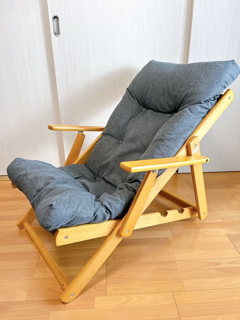 ニトリ　パーソナルチェア(アルシーGY）　1人掛けソファ