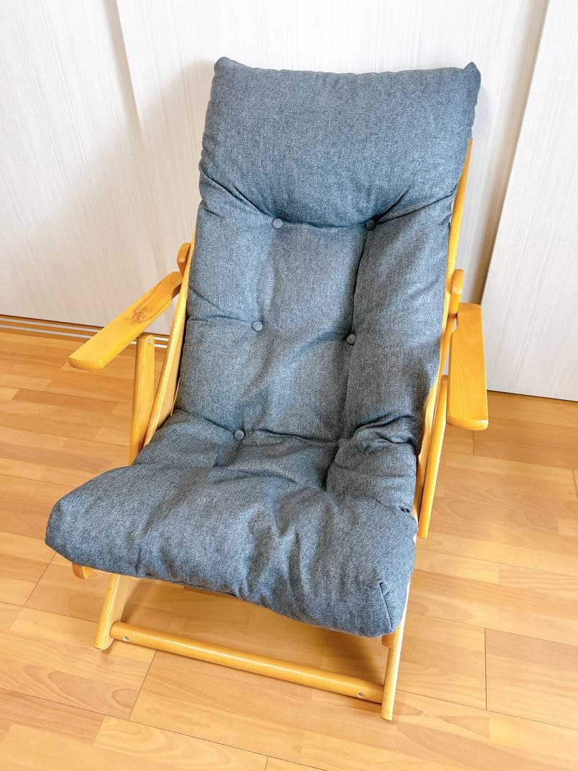 ニトリ　パーソナルチェア(アルシーGY）　1人掛けソファ