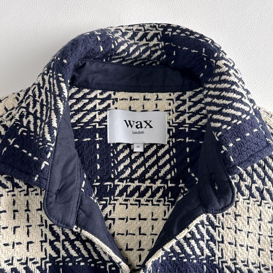 maggy様！ワックスロンドン　wax london オーバーシャツ　ネイビー