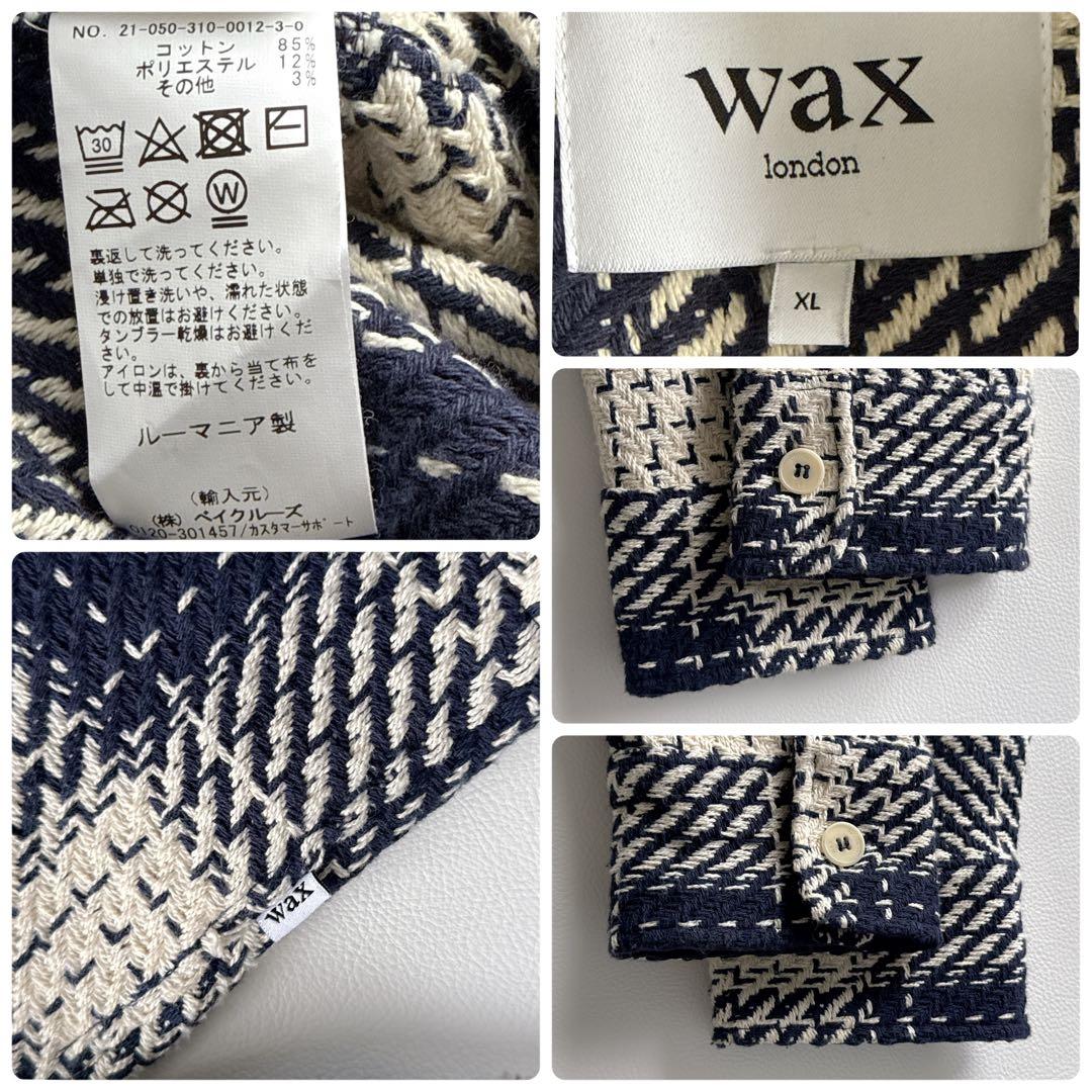 maggy様！ワックスロンドン　wax london オーバーシャツ　ネイビー