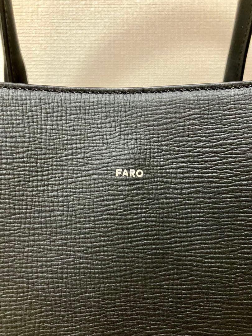 【FARO】Cartello Tote Medium ファーロ トートバッグ 黒