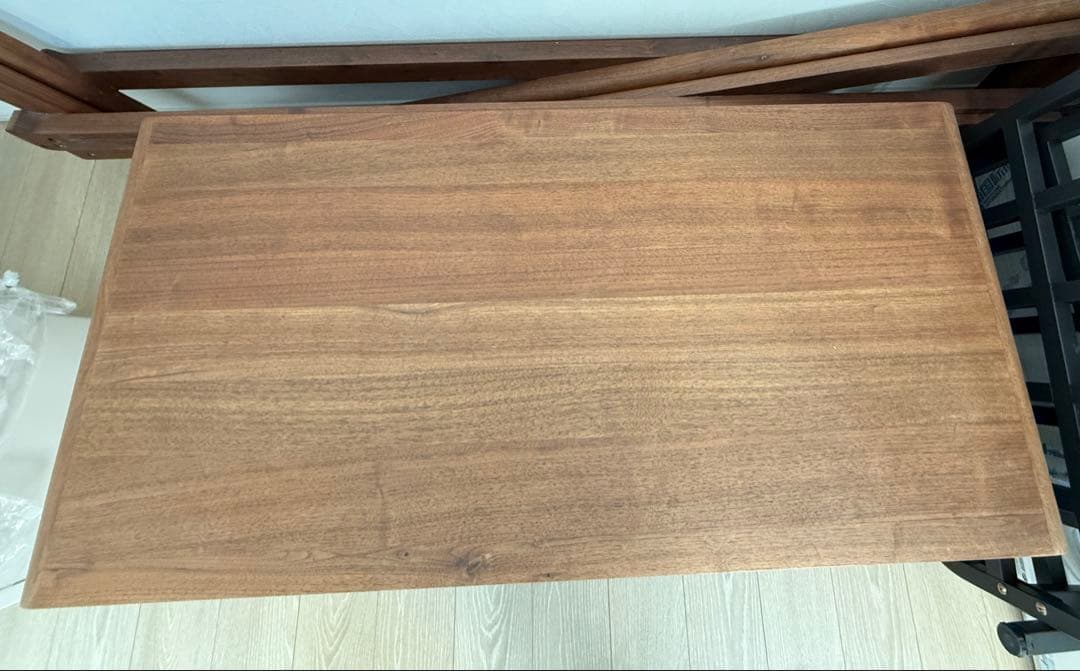 北米産ブラックウォールナット 無垢材 センターテーブル／収納キャビネット