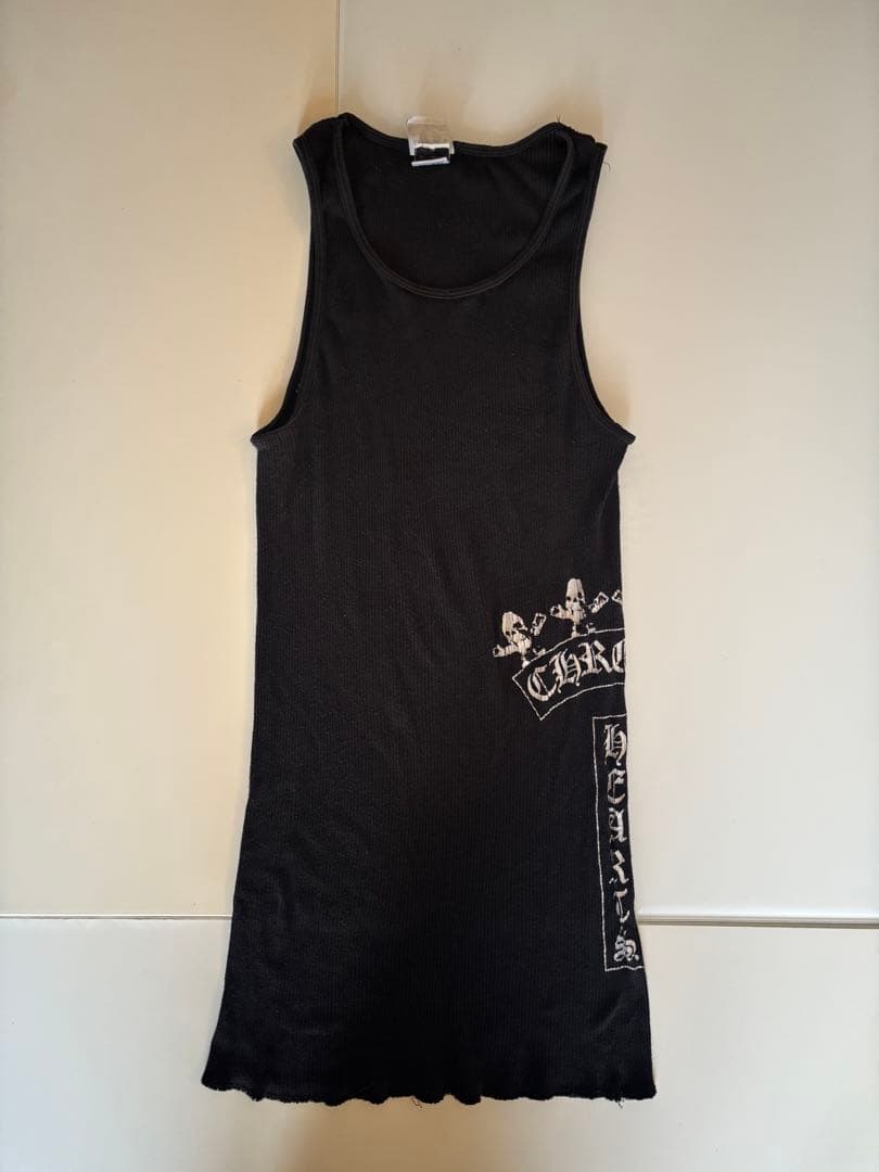 クロムハーツ　スカルタンクトップ黒　確実正規品