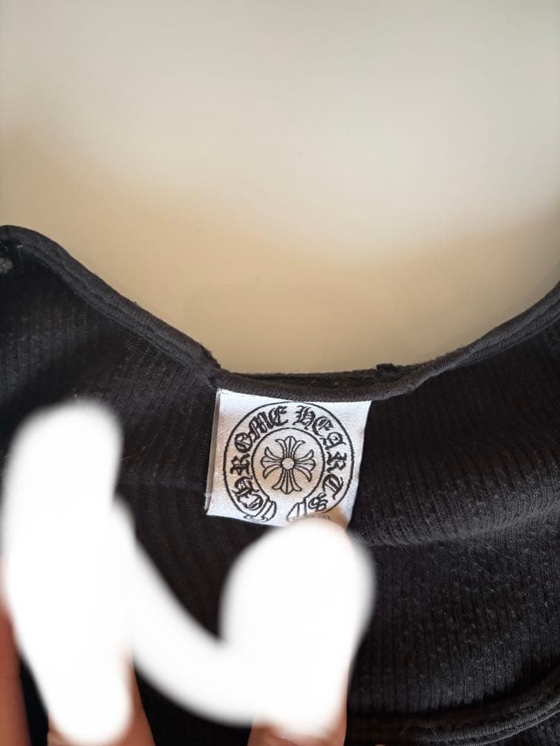 クロムハーツ　スカルタンクトップ黒　確実正規品