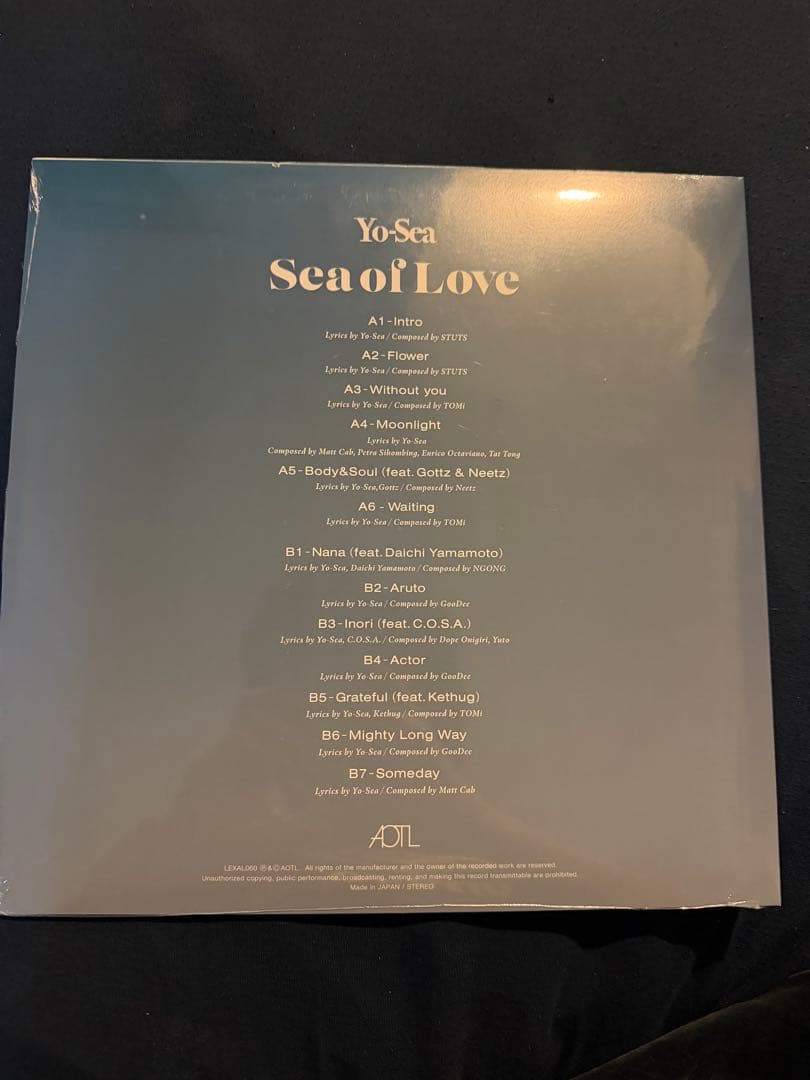 【新品未開封】　【値下げ交渉可】 Yo-Sea Sea of Love レコード
