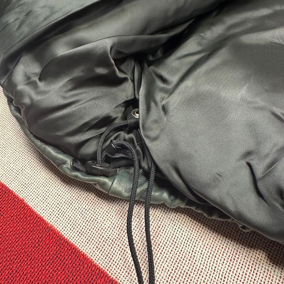 超スペシャル 90s POLO SPORT ダウンレザージャケット 短丈 本革