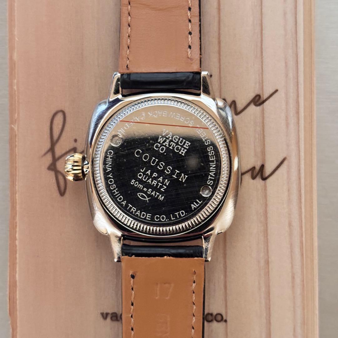 VAGUE WATCH Coussin Early クロコダイルベルト