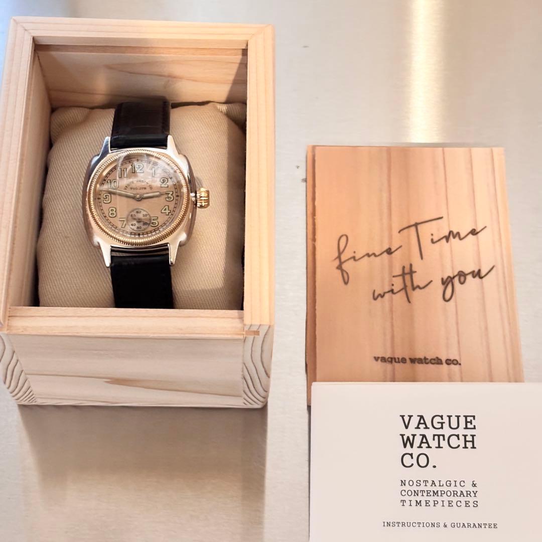 VAGUE WATCH Coussin Early クロコダイルベルト