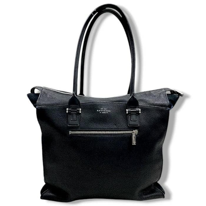 中古 ・良品 スマイソン シボレザー トート バッグ 鞄 ビジネス フォーマル