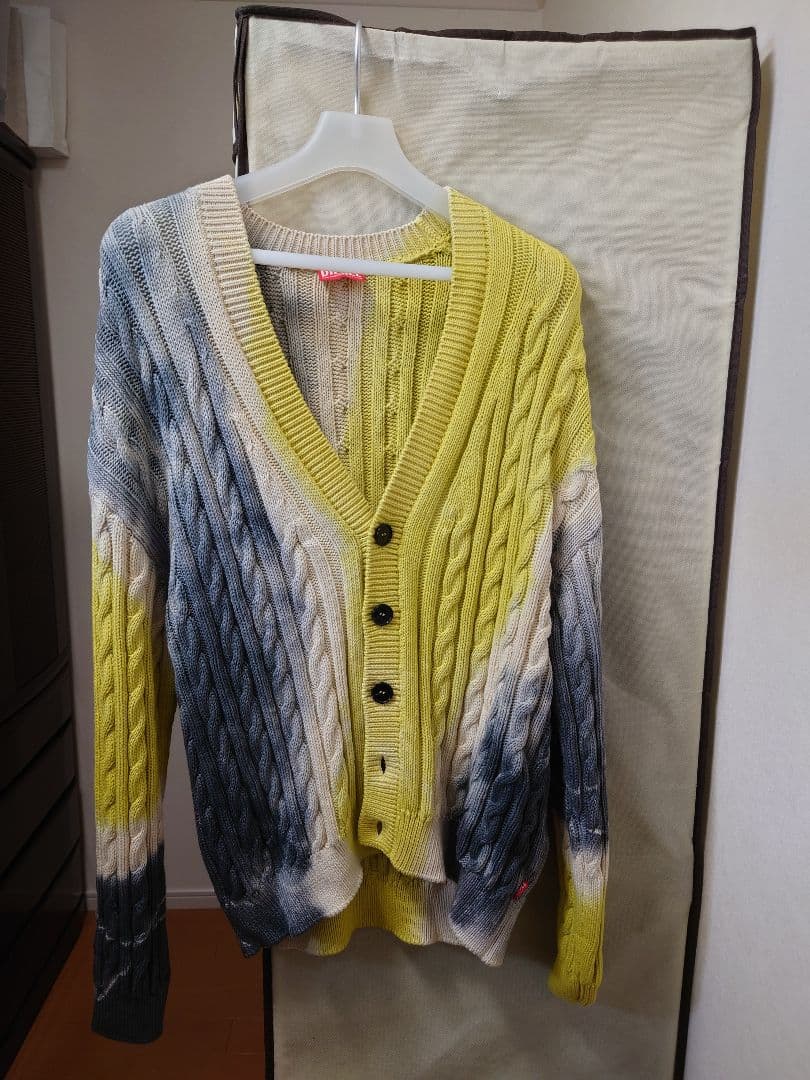 DIESEL ケーブルニットカーディガンL