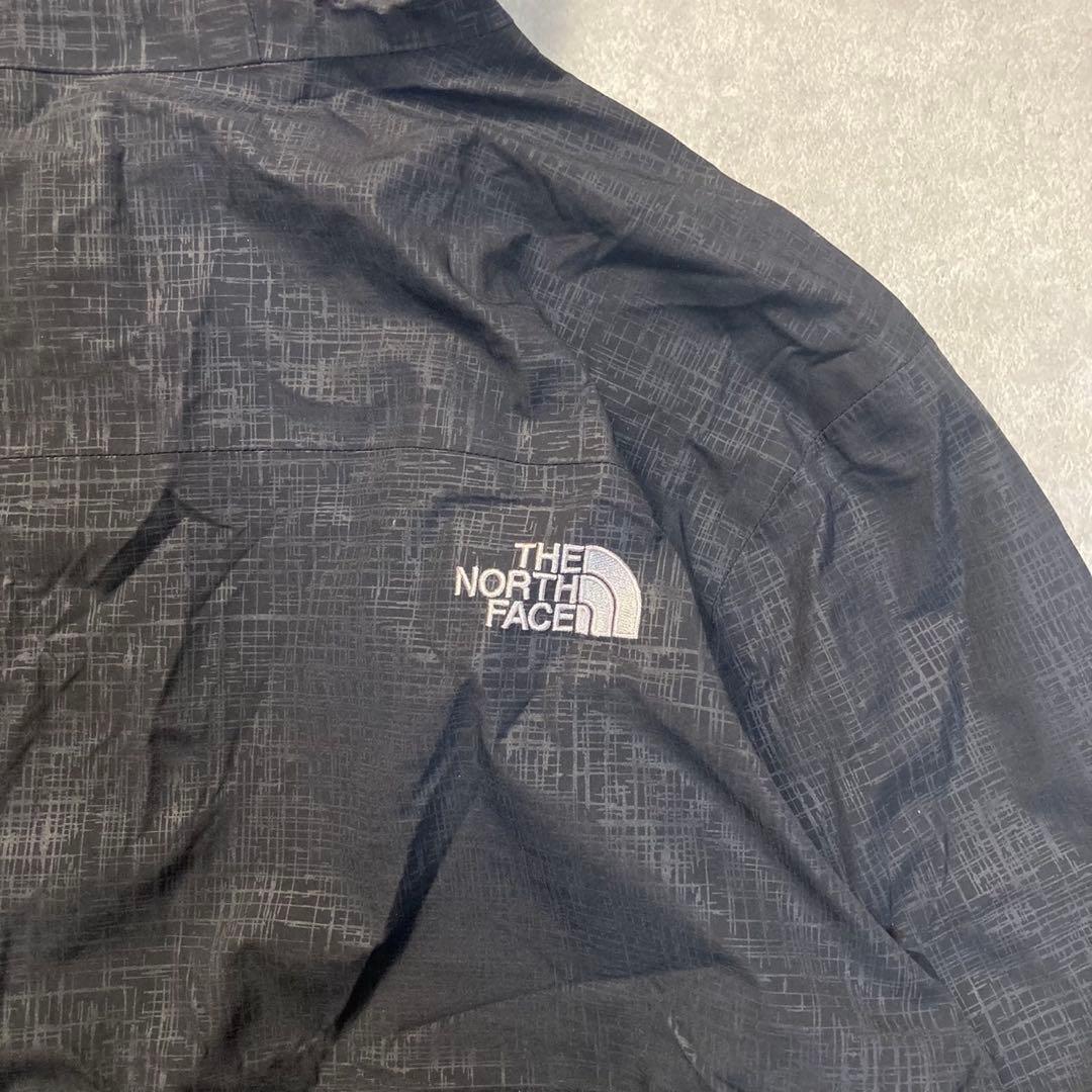 ノースフェイス ハイベント マウンテンパーカー 刺繍ロゴ y2k テック 古着