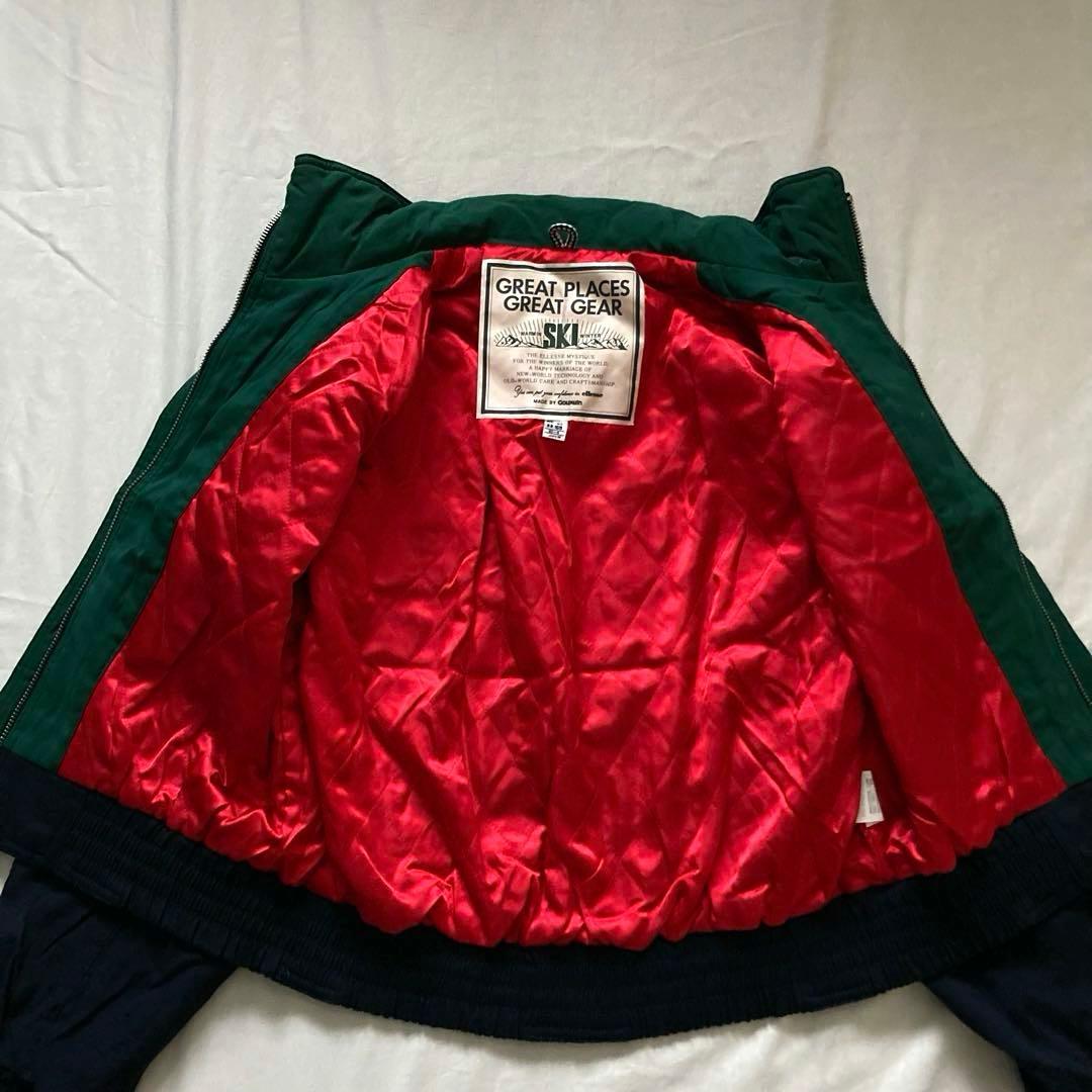 90s vintage shell navy bomber jacket 短丈