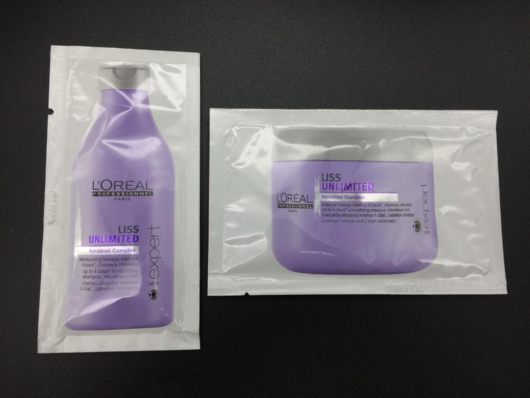 【ロレアル】リスアンリミテッド　シャンプー10ml×60・マスク15g×60