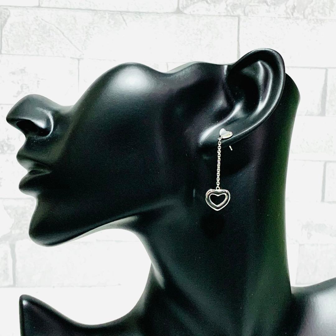 極美品 ティファニー ハートリング ドロップ ピアス シルバー925